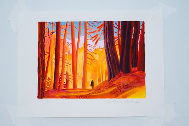 Madeleine Bialke, “Freefall (Soldiers Trail),” 2025