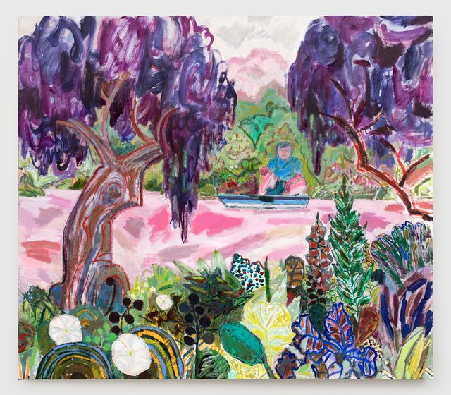 Image of artwork titled "The Rowboat" by Lisa Sanditz