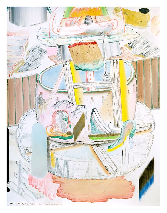 Image of artwork titled "Fake Cakes and Doilies in the 4th Dimension" by Simone  Mantellassi