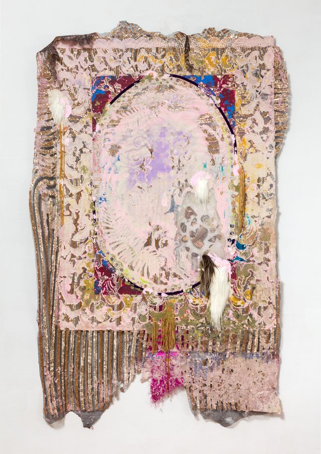 Image of artwork titled "Untitled (Pink + Gold)" by Lina  Puerta