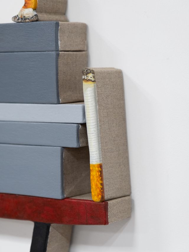 Image of artwork titled "Shelf (Cigarettes)" by Marius Steiger