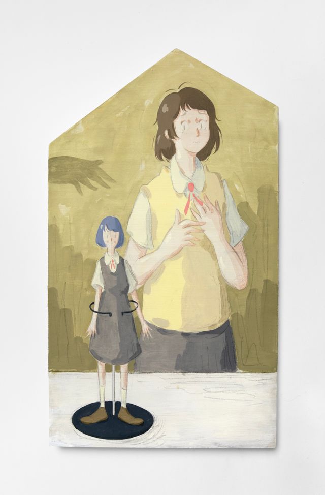 Image of artwork titled "Figure with Doll III" by Mae Dessauvage