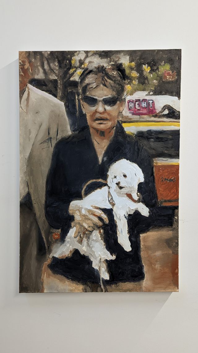 Image of artwork titled "Parent teacher conference (Leona Helmsley)" by Taína Cruz