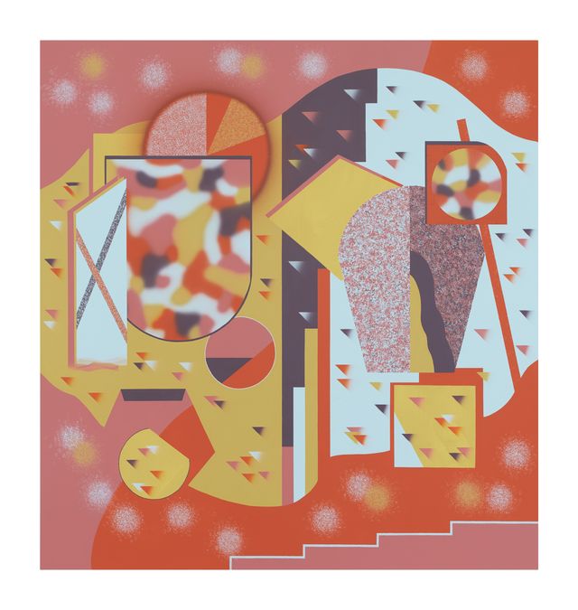 Image of artwork titled "gegenüber-gegenseitig/Zwischenraum" by Franziska Goes