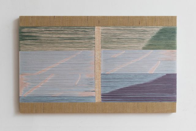 Image of artwork titled "Morning on the Ferry" by Carolina Jiménez
