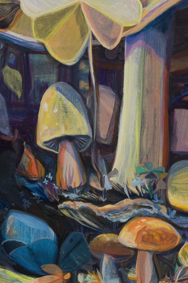 Image of artwork titled "Faded Forest" by Sarah Bedford