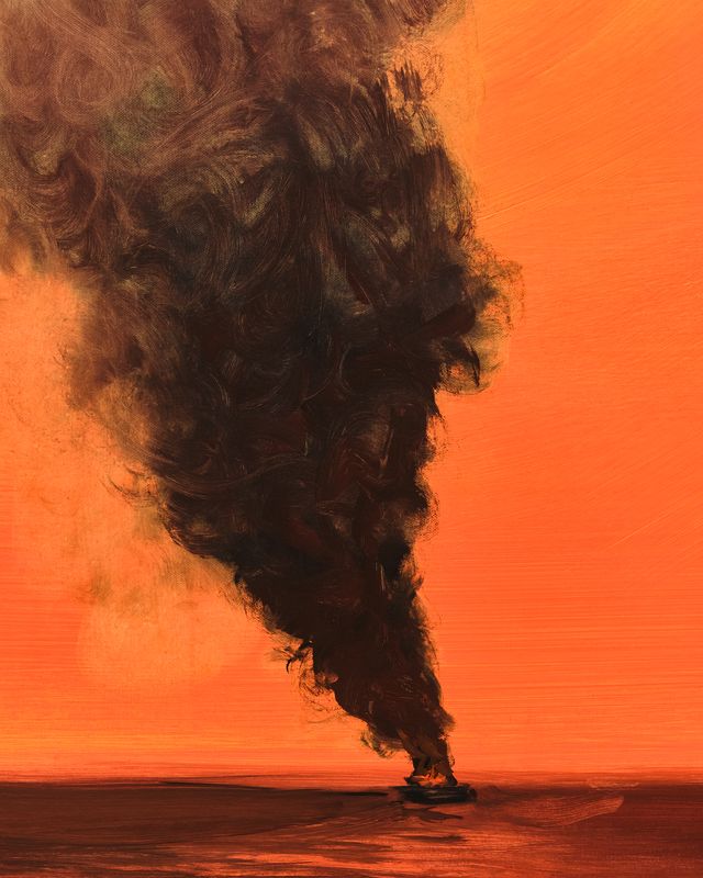 Image of artwork titled "Wisteria Island Sunset" by Lyndsey Marko