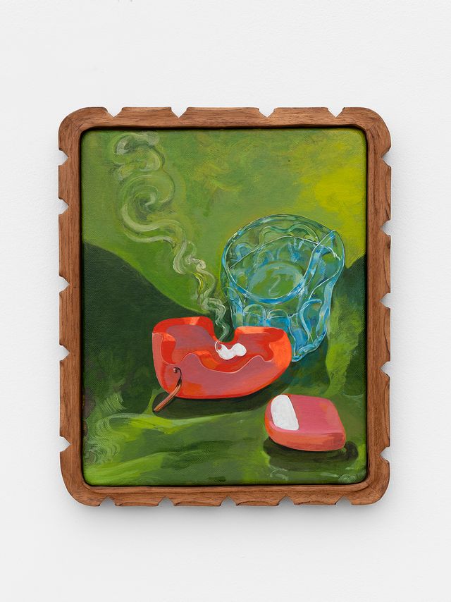 Image of artwork titled "Lonely By The Ashtray" by Karel Dicker