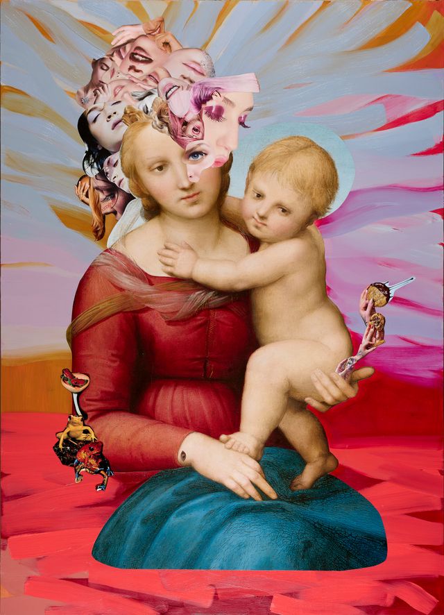 Image of artwork titled "Your Foot on My Hand Always Raphael I" by Rasa Jansone