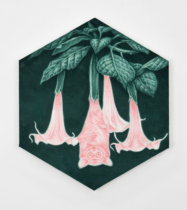 Image of artwork titled "Pink Icicles 2" by Jongwan Jang