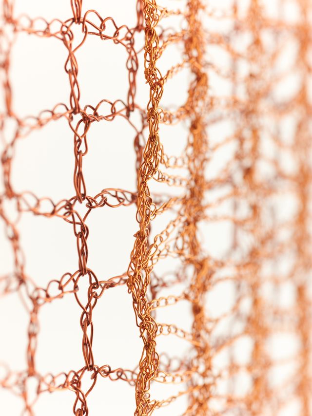 Image of artwork titled "crochet copper wire mesh" by ektor garcia