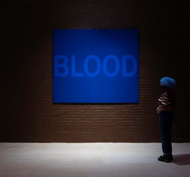 Image of artwork titled "Place Holders series #2 (Blood)" by Elliot Reed