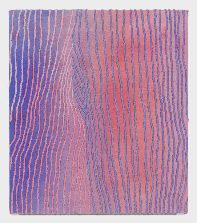 Image of artwork titled "Stripes (Pink/Blue)" by Katarina  Riesing