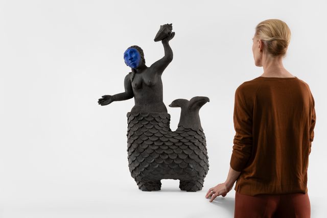 Image of artwork titled "It All Begins With a Sea Creature" by Nina Surel