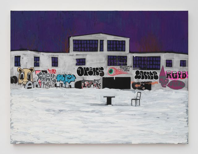 Image of artwork titled "Table and Chair" by Kim Dorland