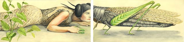 Image of artwork titled "Untitled (Diptych)" by Niniko Morbedadze