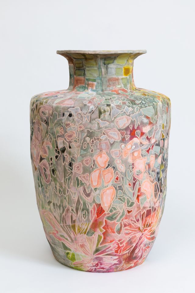Image of artwork titled "spring appearing pot" by Meris Drew