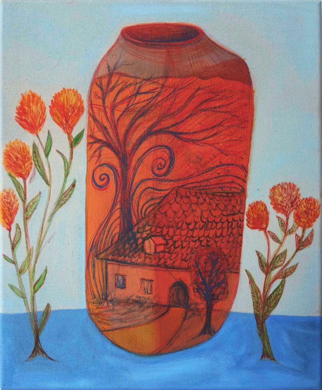 Image of artwork titled "Untitled (Vase)" by Isabelle  Fein