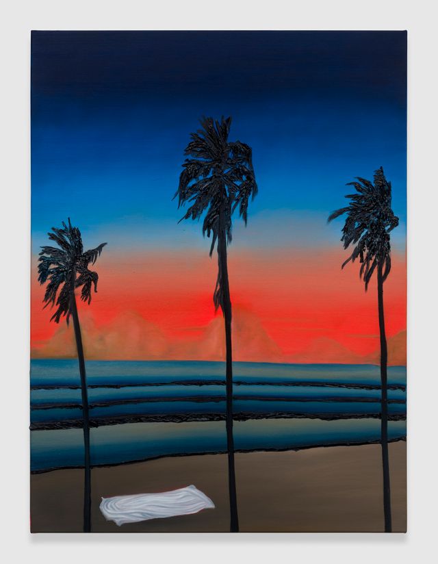 Image of artwork titled "Dusk Beach" by Alec Egan
