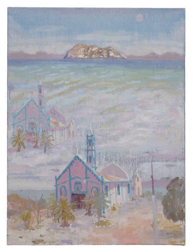 Image of artwork titled "The Church by the Sea" by Will Bruno