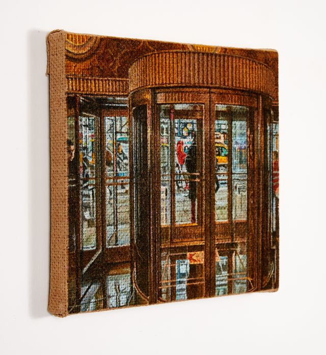 Image of artwork titled "Revolving Doors" by Jennifer J. Lee
