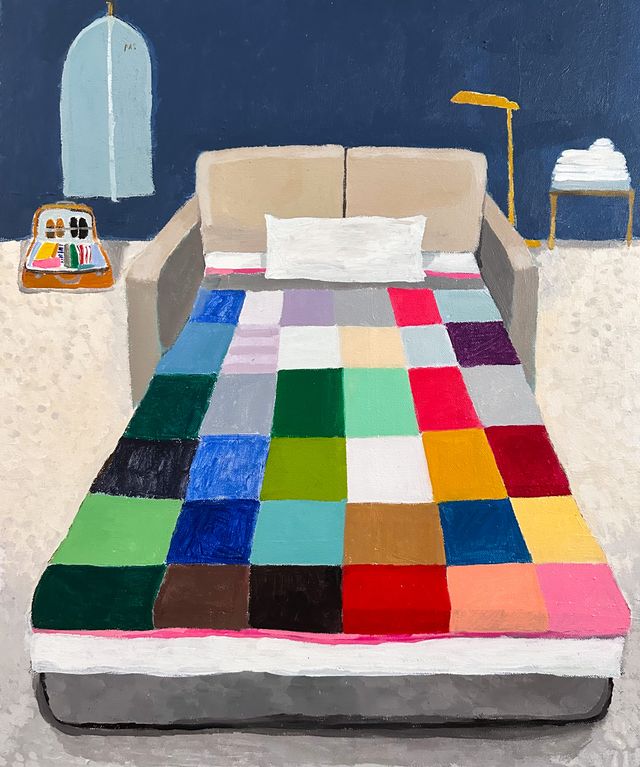 Image of artwork titled "Pullout Couch (Overnight Guest)" by Polly Shindler
