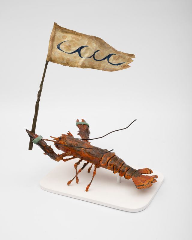 Image of artwork titled "Flag for return" by Jude Griebel