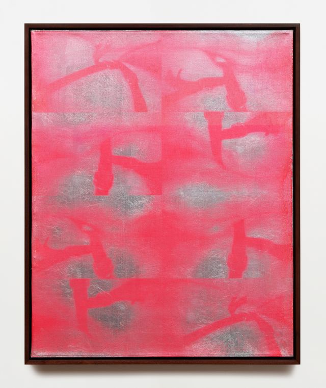 Image of artwork titled "Untitled (Candy Factory - pink/silver)" by Heist/ P-Orridge
