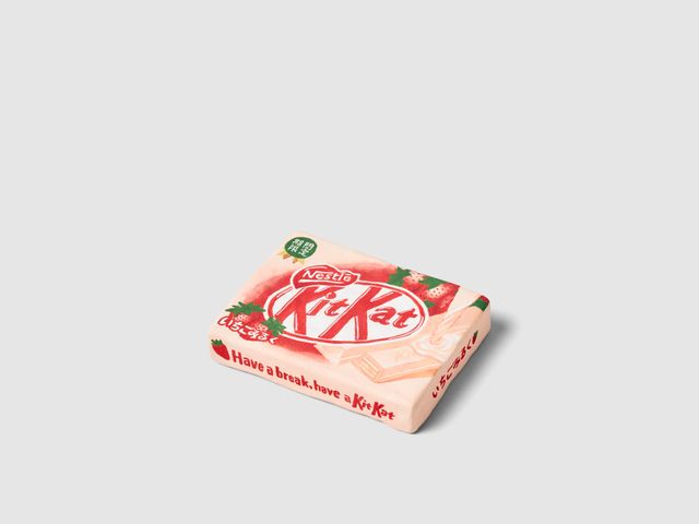 Image of artwork titled "Kit Kat Strawberry Milk" by Stephanie H. Shih