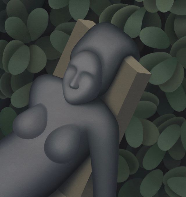 Image of artwork titled "Relaxed" by Emily Ludwig Shaffer