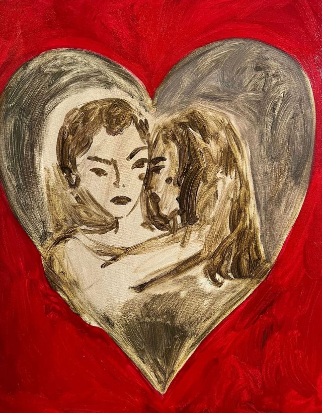 Image of artwork titled "Your heart blushed &amp; Jupiter longs to scratch your back" by Faye Wei Wei