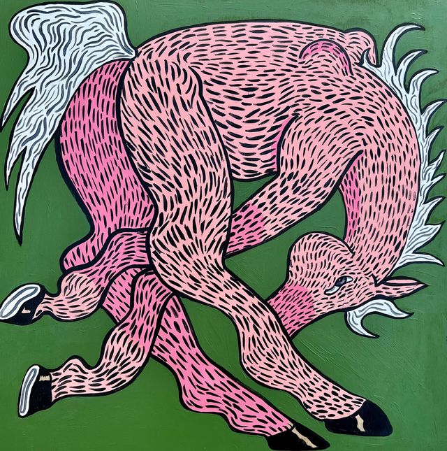 Image of artwork titled "Hard Ride" by Sam Newton