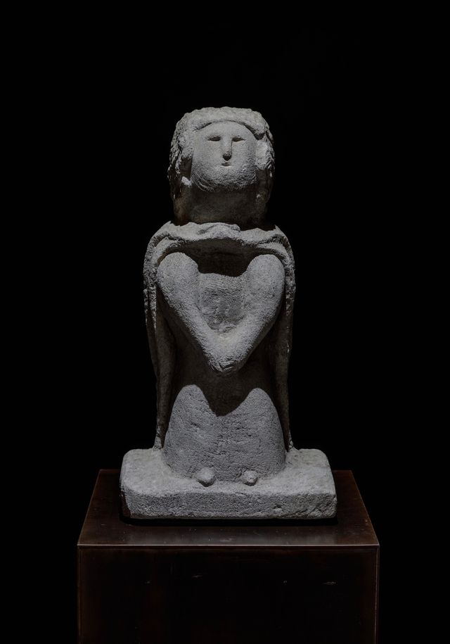 William Edmonson, <em>Lady with Cape</em>, ca. 1935—40. Courtesy of Ricco/Maresca Gallery