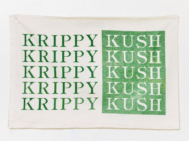 Image of artwork titled "Krippy Kush - Farruko, Bad Bunny, Rvssian" by Lulu Varona