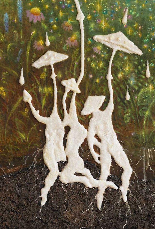 Image of artwork titled "The Mushroom Dance" by Marcin Janusz