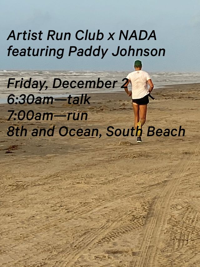 Key image for Artist Run Club featuring Paddy Johnson