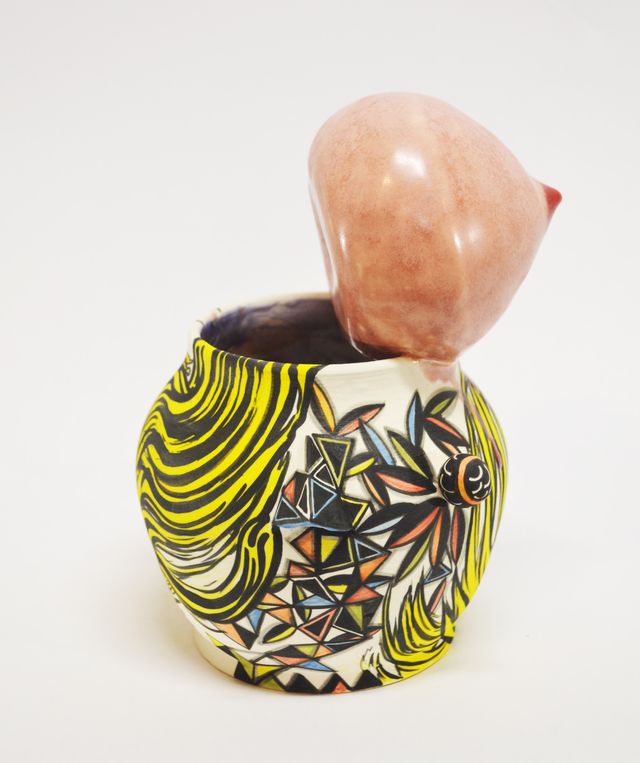 Image of artwork titled "Peach Face Jug (Banana)" by Jiha Moon