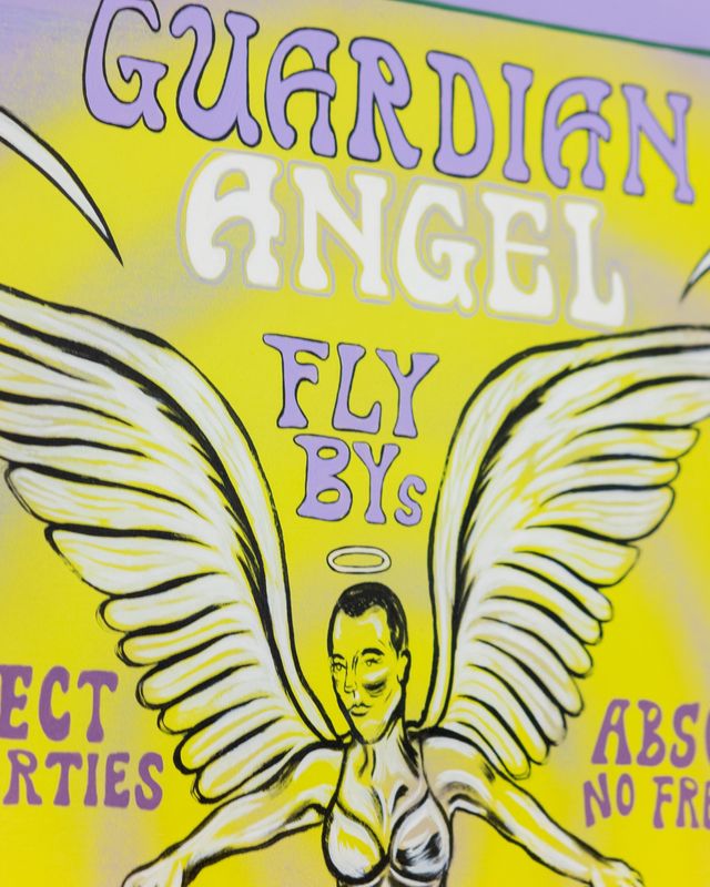 Image of artwork titled "The Guardian Angel Matchbook" by Kelly Breez