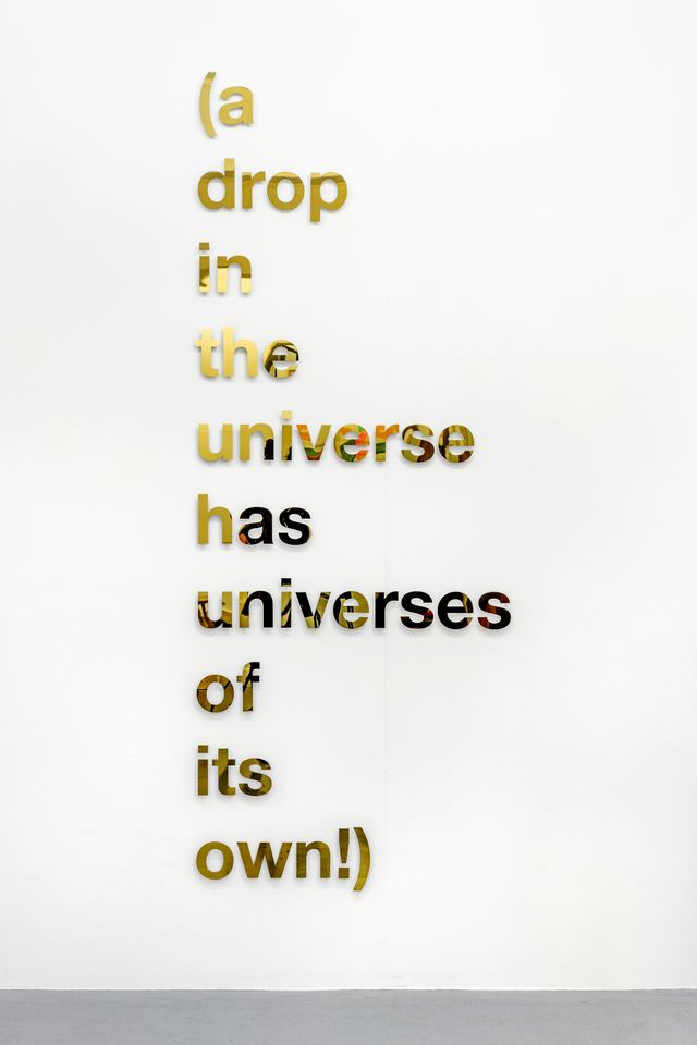 Image of artwork titled "(a drop in the universe has universes of its own!)" by Carlos Noronha Feio