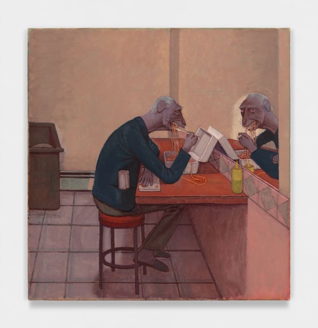 Image of artwork titled "The Diner" by Clayton Schiff