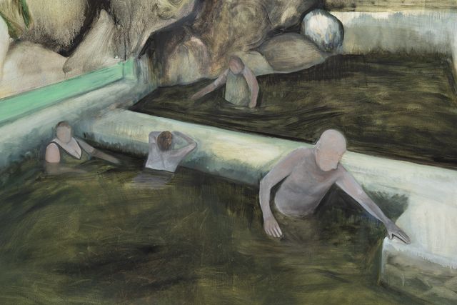 Image of artwork titled "The Water Statues" by Lizzy Gabay