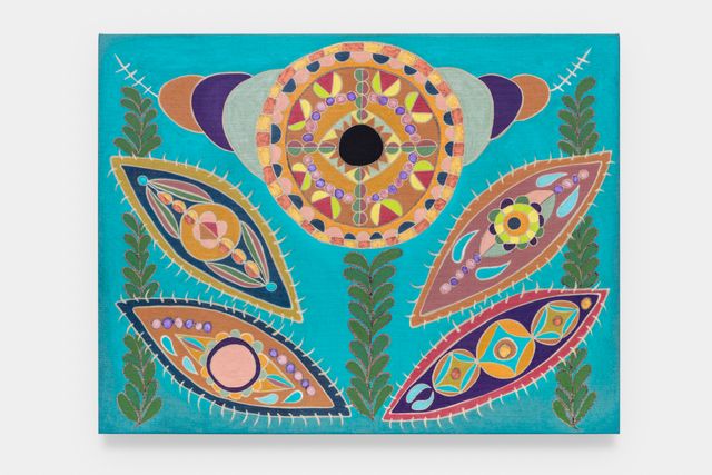 Image of artwork titled "Sunflower Field (After Sasha and Rachel)" by Nasim Hantehzadeh