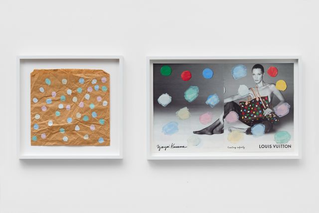 Image of artwork titled "MI x YK x LV (brown bag)" by Michael Iveson
