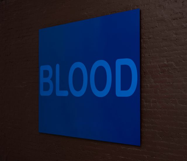 Image of artwork titled "Place Holders series #2 (Blood)" by Elliot Reed