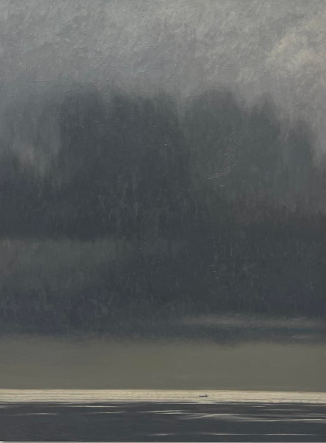 Image of artwork titled "Vessel under Fog" by July Guzman