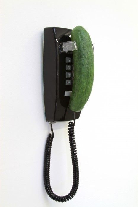 Margaret Lee, <em>Cucumber (phone)</em>, 2012

