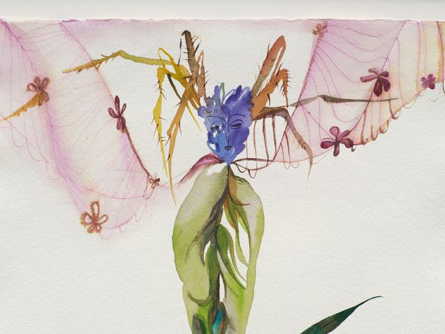 Image of artwork titled "The House of the Weaver: Where Dreams Are Looped" by YaYa Yajie Liang