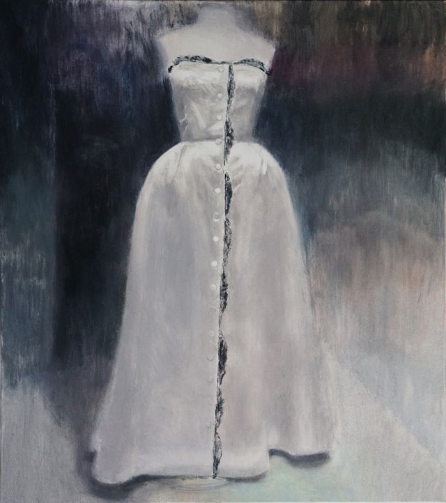 Image of artwork titled "The Balenciaga dress" by Łukasz  Stokłosa