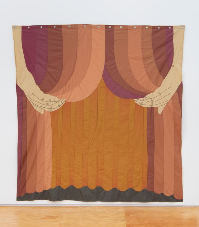 Image of artwork titled "Back Curtain" by Sarah Margnetti