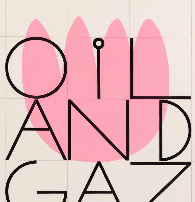Image of artwork titled "OIL AND GAZ" by Elvire Bonduelle